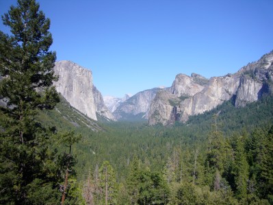 Valle de la Merced en el Parque nacional de Yosemite