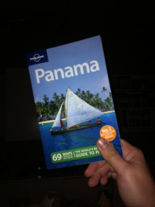 La Lonely Planet de Panamá regalo de unos amigos