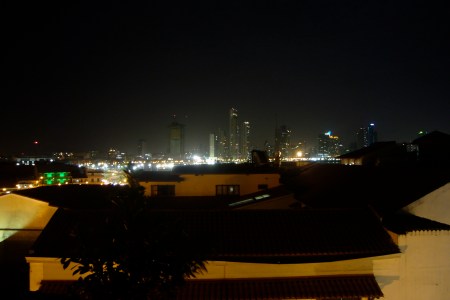Skyline de Panamá desde la azotea del hotel Nuratti