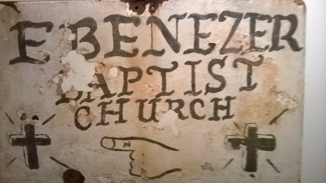 Cartel de Iglesia, Tuscaloosa,Alabama, 1976