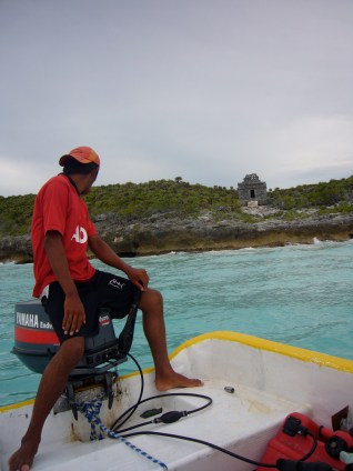visita por mar a las ruinas de tulum