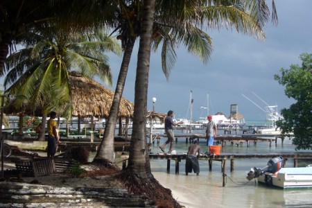 Pescadores de Cayo Caulker