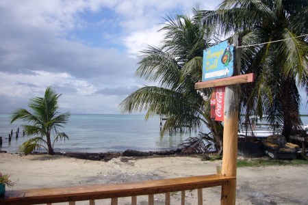 parrilla Jerry´s en Cayo Caulker