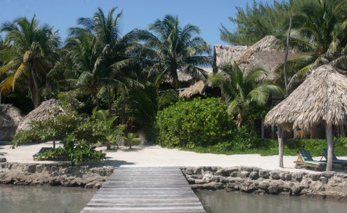 vista del Xanadú Island resort en San Pedro, belice