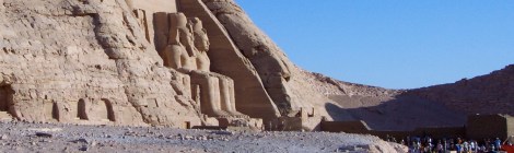 El templo de Ramses II en Abú Simbel