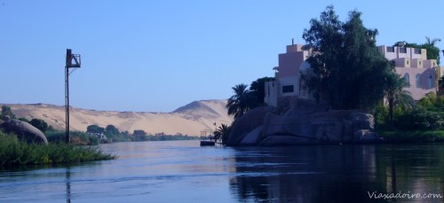 Isla fluvial en Aswan