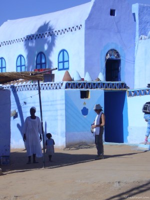 Casas del poblado nubio donde nos sirvieron el desayuno