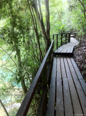 Camino a las cascadas