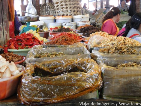 Mercado de Lijiang en China Mercado de Lijiang en China